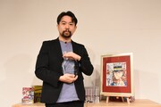 「この15年に完結したマンガ総選挙」授賞イベントに出席した大熊八甲氏。