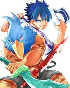 「シャングリラ・フロンティア ～クソゲーハンター、神ゲーに挑まんとす～」のイラスト。