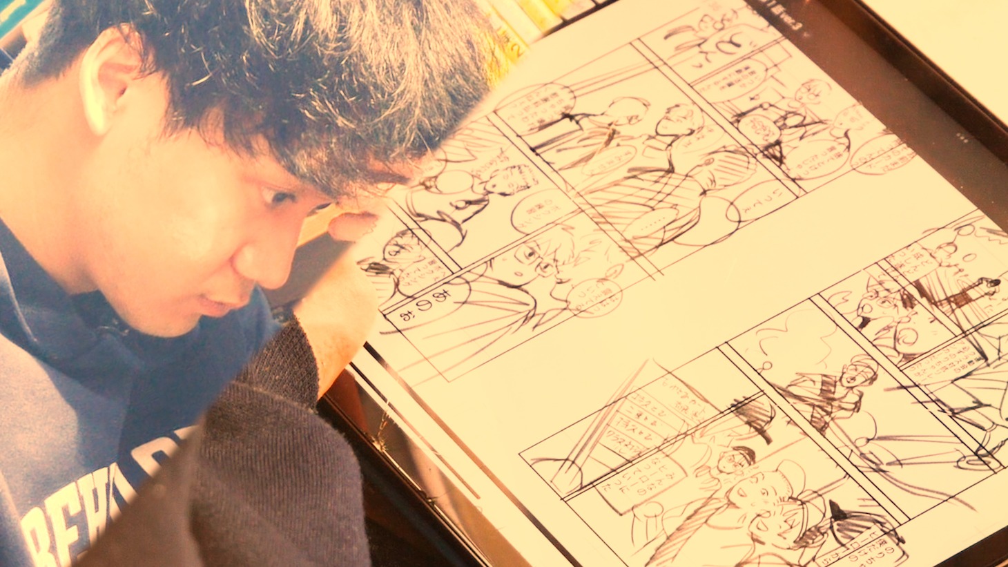 「ウラ漫 ―漫画の裏側密着―」より。