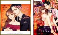 「政略結婚のはずが､溺愛旦那様がご執心すぎて離婚を許してくれません」受賞イラスト