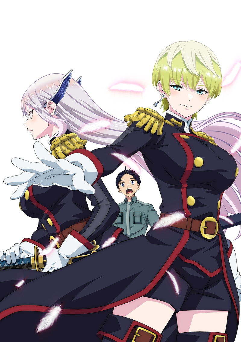 TVアニメ「魔都精兵のスレイブ」の“六番組登場記念ビジュアル”。