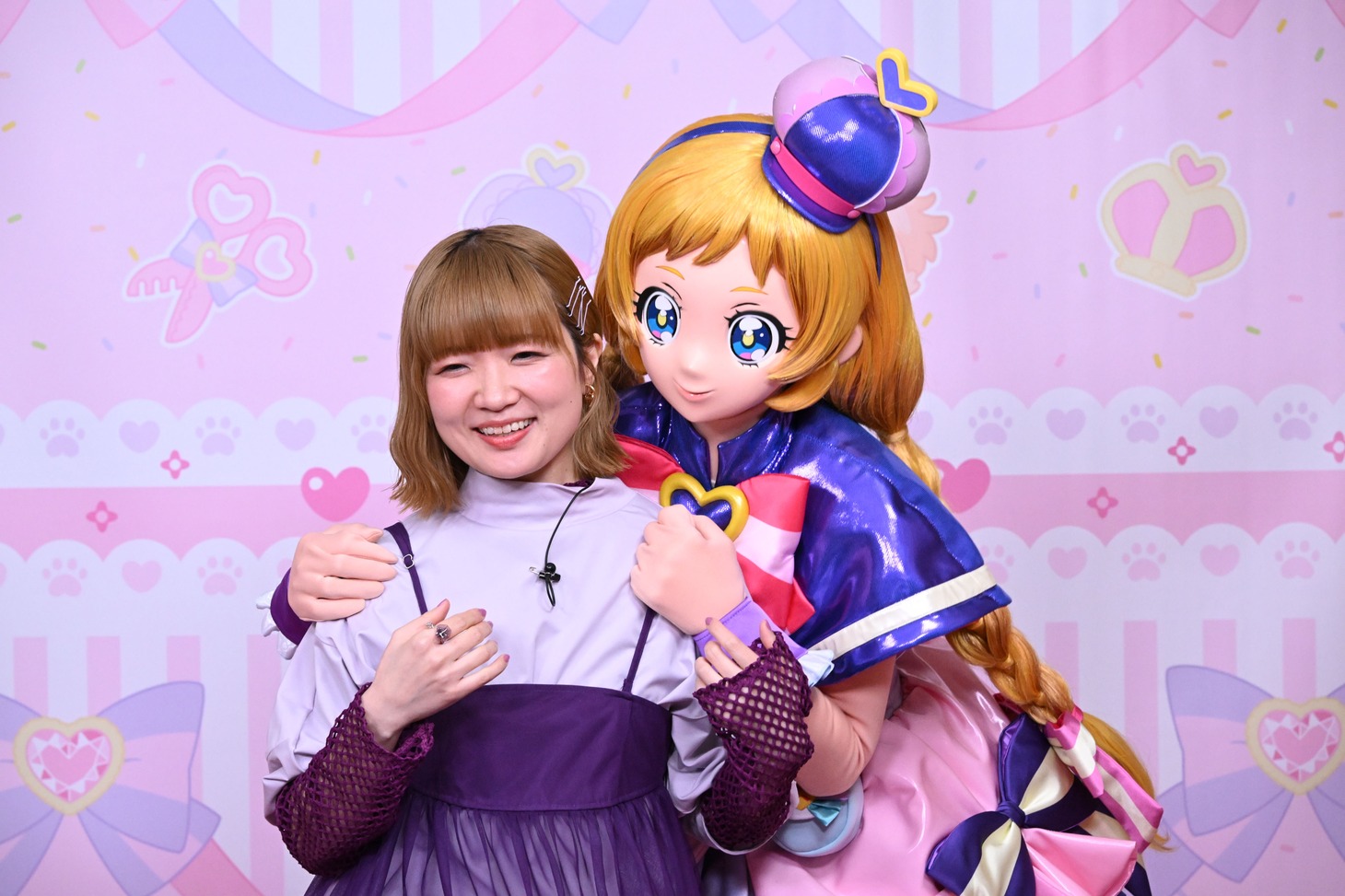 キュアフレンディと種崎敦美。