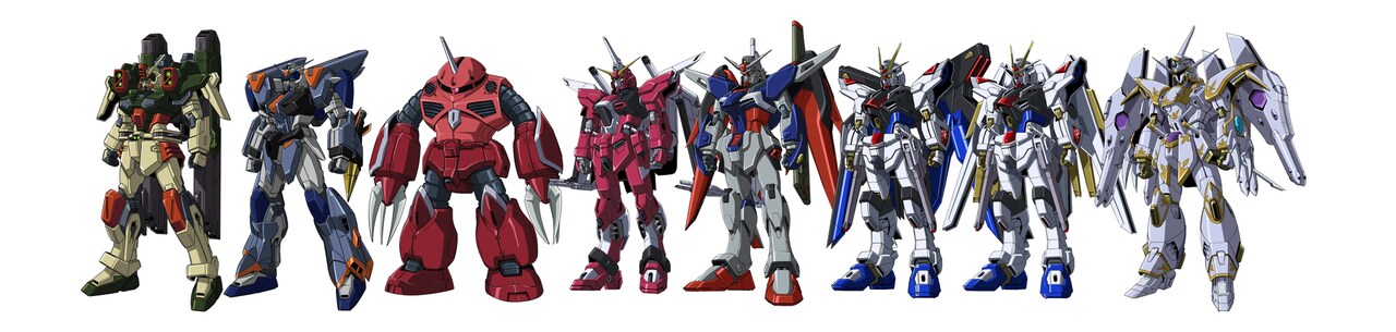 新たに公開された機体たち。 - 「ガンダムSEED」入場者特典第2弾はミニ