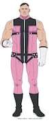 撫子益荒男(CV:立木文彦)。ピンク部隊所属の戦隊員。ピンクキーパーに次ぐ「従一位」という位階を持つ。大きな体と温厚な性格で、ピンクキーパーを従者のように献身的にサポート。殴りかかってきた相手が逆に怪我をしてしまうほどの、強靭な肉体の持ち主。ピンクキーパーの隠された素顔を知る数少ない人物。