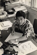 赤塚不二夫（画像提供：NHK）