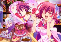 カドカワストア特典「オリジナルF3キャンバスアート」のイラスト。