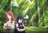 TVアニメ「Unnamed Memory」の“シーナリービジュアル”第3弾「バイルの森」。左がルクレツィア（CV：川澄綾子）。(c)2022 古宮九時/KADOKAWA/Project Unnamed Memory