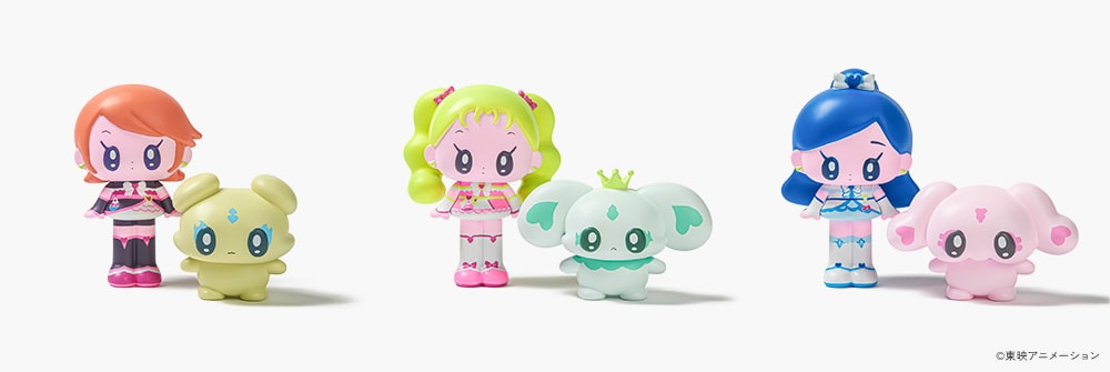 【新品未開封ソフビ】モニョチタポミチ モニョチタポミチ プリキュア ソフビ フィギュア MONYOGIRL ⁄ 10th