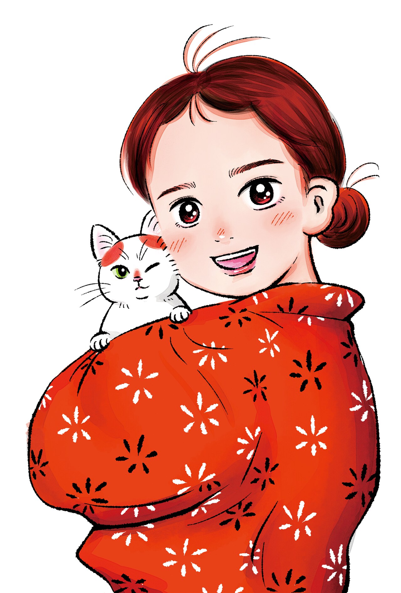 「赤紙がきた猫」カット