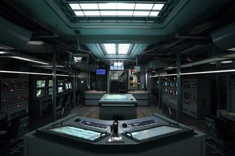 Amazon Originalドラマ「沈黙の艦隊 シーズン1 ～東京湾大海戦～」の“メイキング写真”。