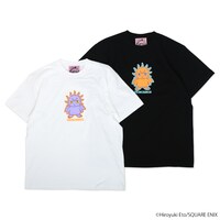 「魔法陣グルグル 魔法のTシャツ ケベスベス」カラーはひかり（白）とやみ（黒）の2種類。