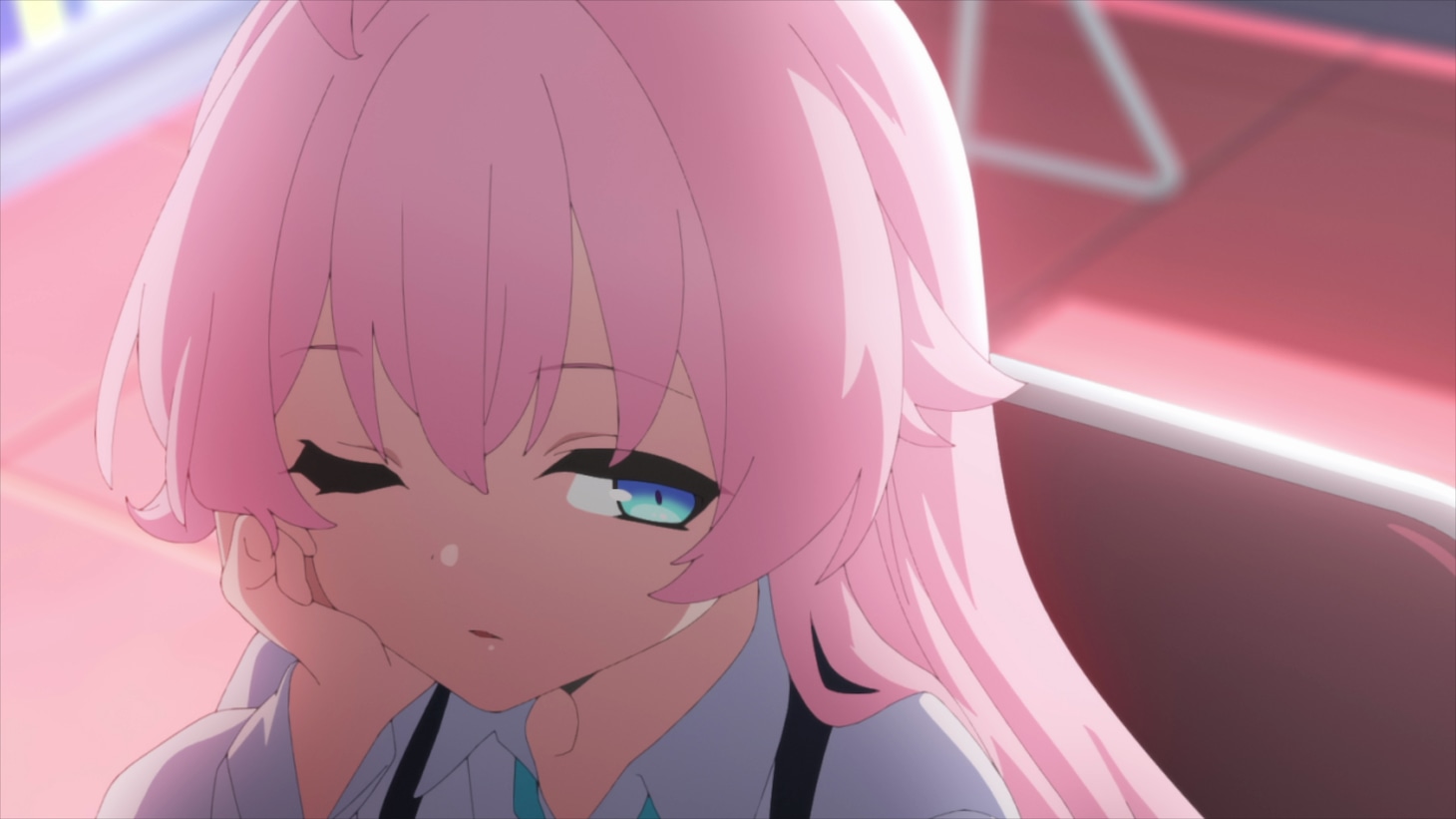 TVアニメ「ブルーTVアニメ「ブルーアーカイブ The Animation」ホシノの生徒紹介PVより。