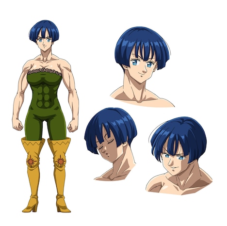 ガウェイン（CV：ファイル―ズあい）。＜黙示録の四騎士＞の1人で謎に包まれた少女。性格は傲岸不遜で強大な敵を前にしても一歩も引かない強い意志を持つ。