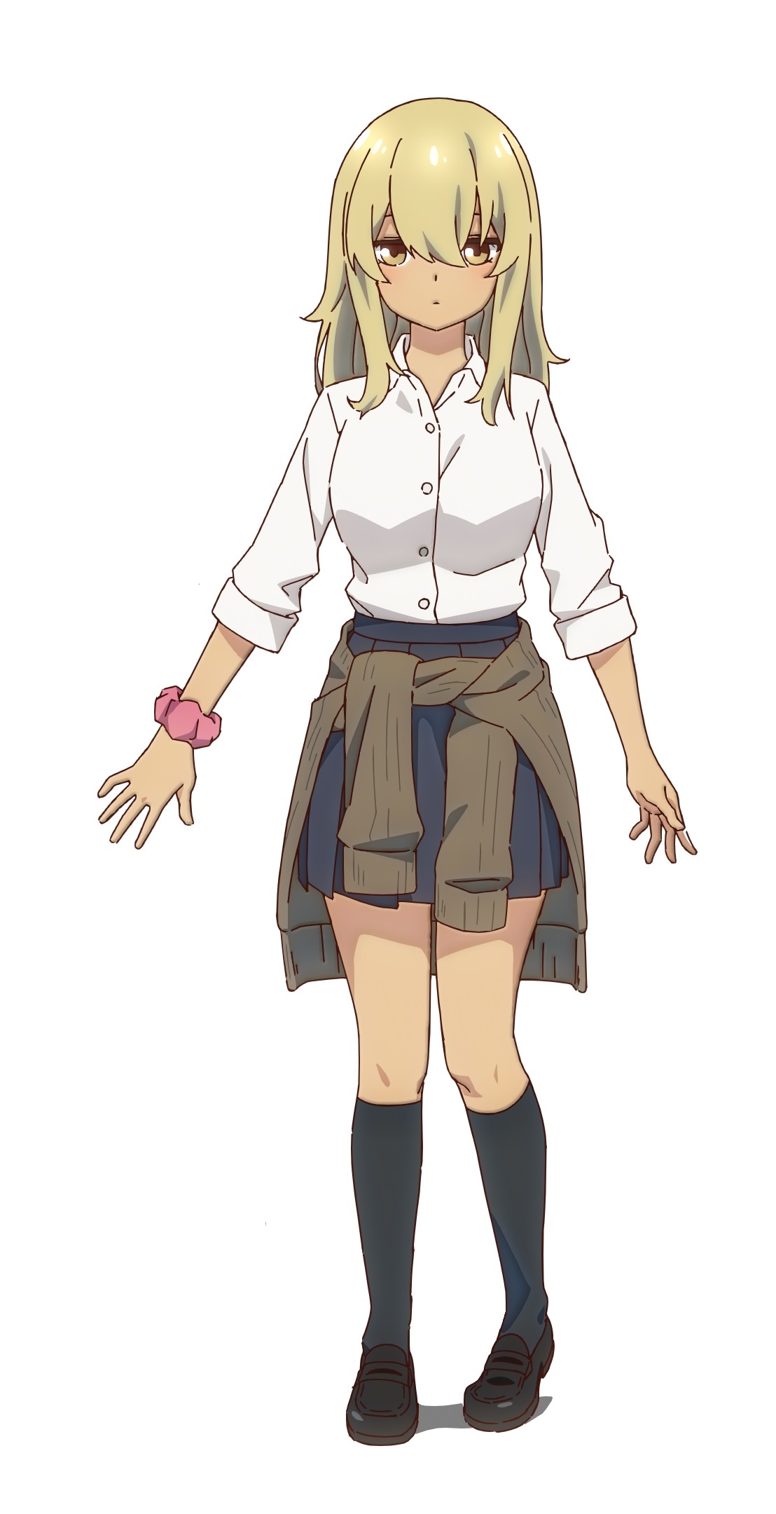 比嘉夏菜（CV：ファイルーズあい）ひーなーの親友。うちなーぐちのわからないてーるーのことをいつも助けてくれる。てーるーのことが好き。 (c)空えぐみ・新潮社／「沖ツラ」製作委員会