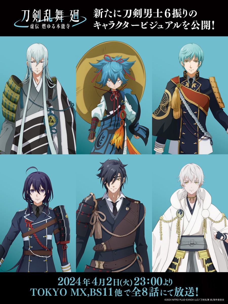 公開されたキャラクタービジュアル。