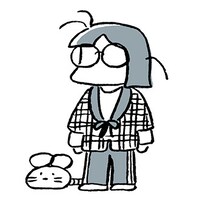 世良田波波のイラスト。