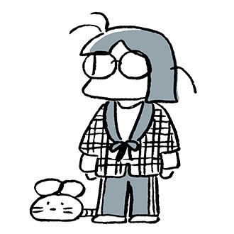 世良田波波のイラスト。