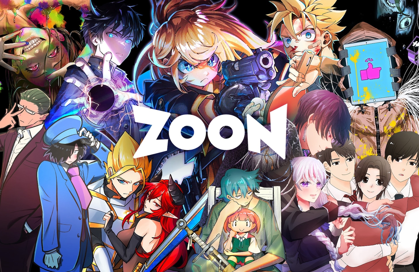 STUDIO ZOONが手がける縦読みマンガの告知ビジュアル。 (c)STUDIO ZOON