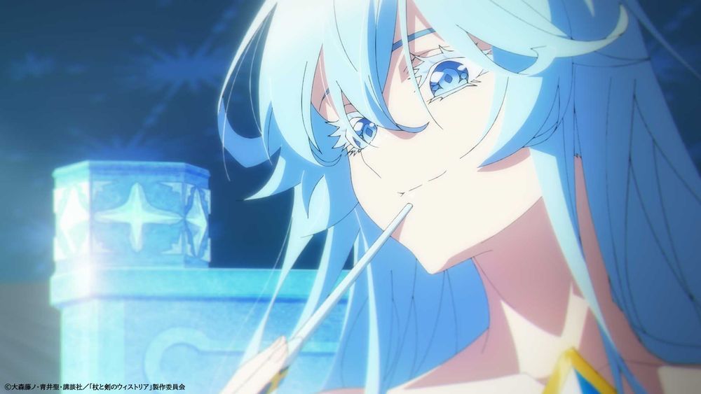 TVアニメ「杖と剣のウィストリア」特報PVの場面カット。 (c)大森藤ノ・青井聖・講談社／「杖と剣のウィストリア」製作委員会