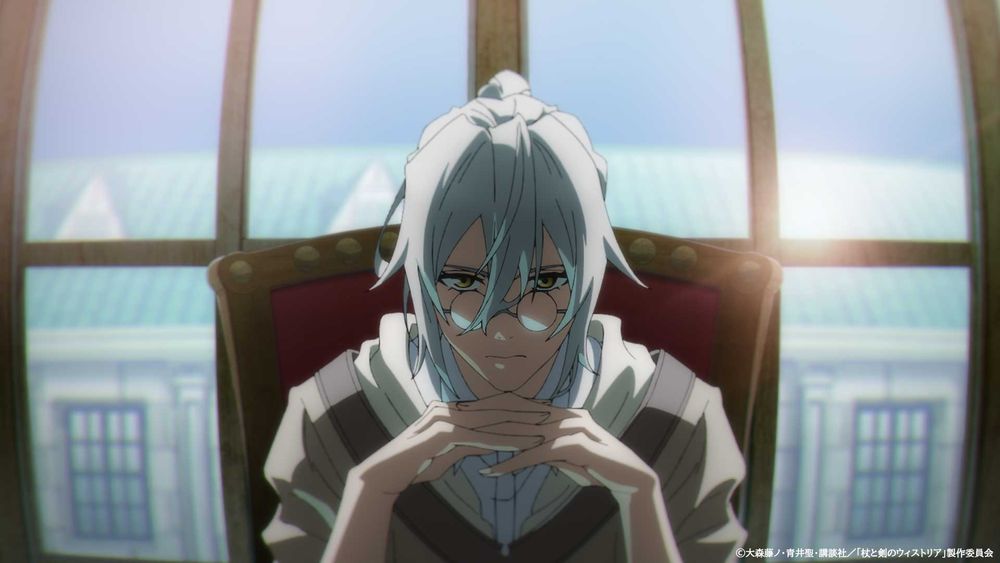 TVアニメ「杖と剣のウィストリア」特報PVの場面カット。 (c)大森藤ノ・青井聖・講談社／「杖と剣のウィストリア」製作委員会