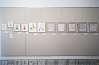 旧尾崎テオドラ邸2階のギャラリー。