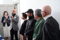 左から三田紀房、大和和紀、秋本治、永井豪、ちばてつや。