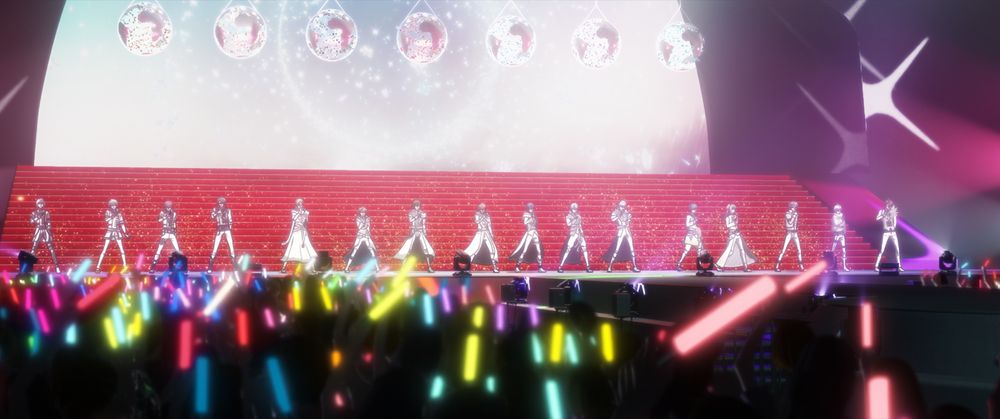 「劇場版アイドリッシュセブン LIVE 4bit BEYOND THE PERiOD」より。 (c)BNOI/劇場版アイナナ製作委員会