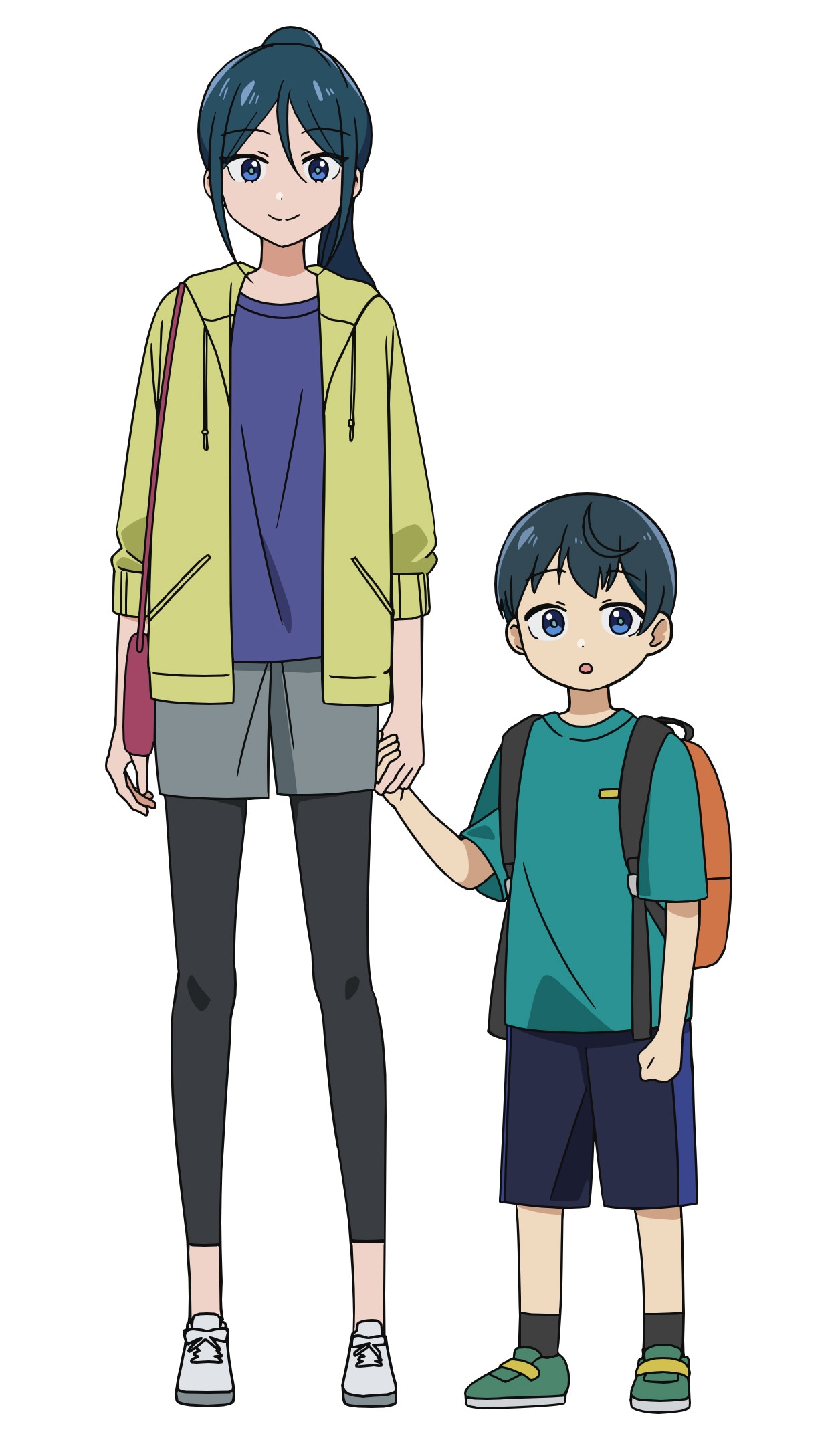左から16歳時の大成イナと幼少時のタイセイ。 (c)プロジェクト シンカリオン・JR-HECWK/ERDA・TX