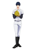 清峰葉流火のキャラクタービジュアル。