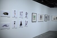 「DESIGNS 永野護デザイン展」より、「シェルブリット」の展示エリア。(c)幾原邦彦&Be-Papas (c)EDIT