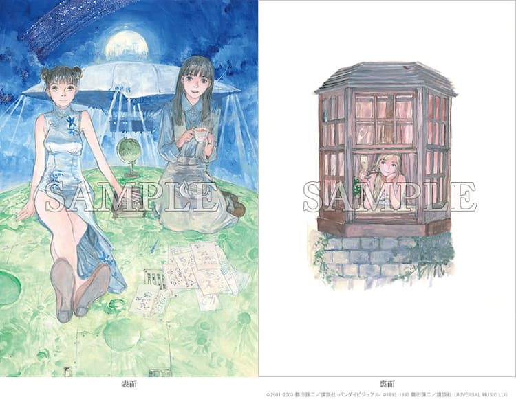 Spirit of Wonder」BD-BOX、鶴田謙二が描き下ろした収納BOXのイラスト 