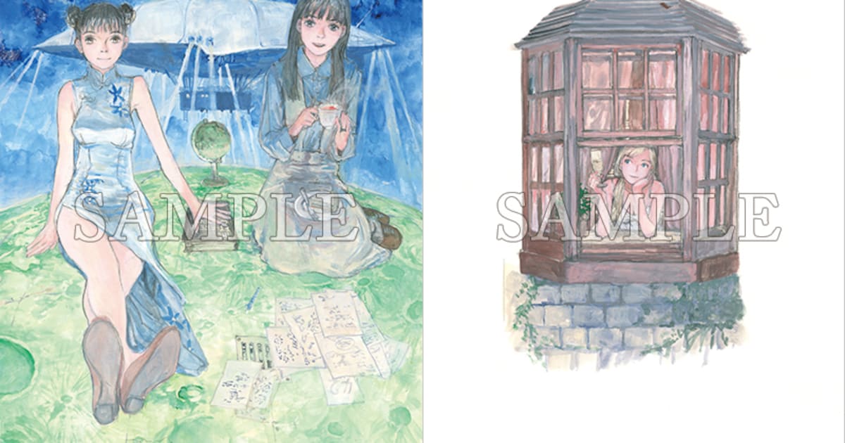 Spirit of Wonder」BD-BOX、鶴田謙二が描き下ろした収納BOXのイラスト 