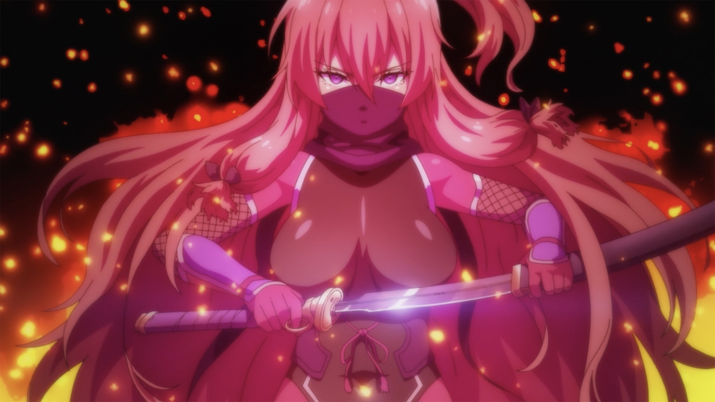 TVアニメ「ニートくノ一となぜか同棲はじめました」ティザーPVより。 (c)小龍・八木戸マト／ニートくノ一パートナーズ