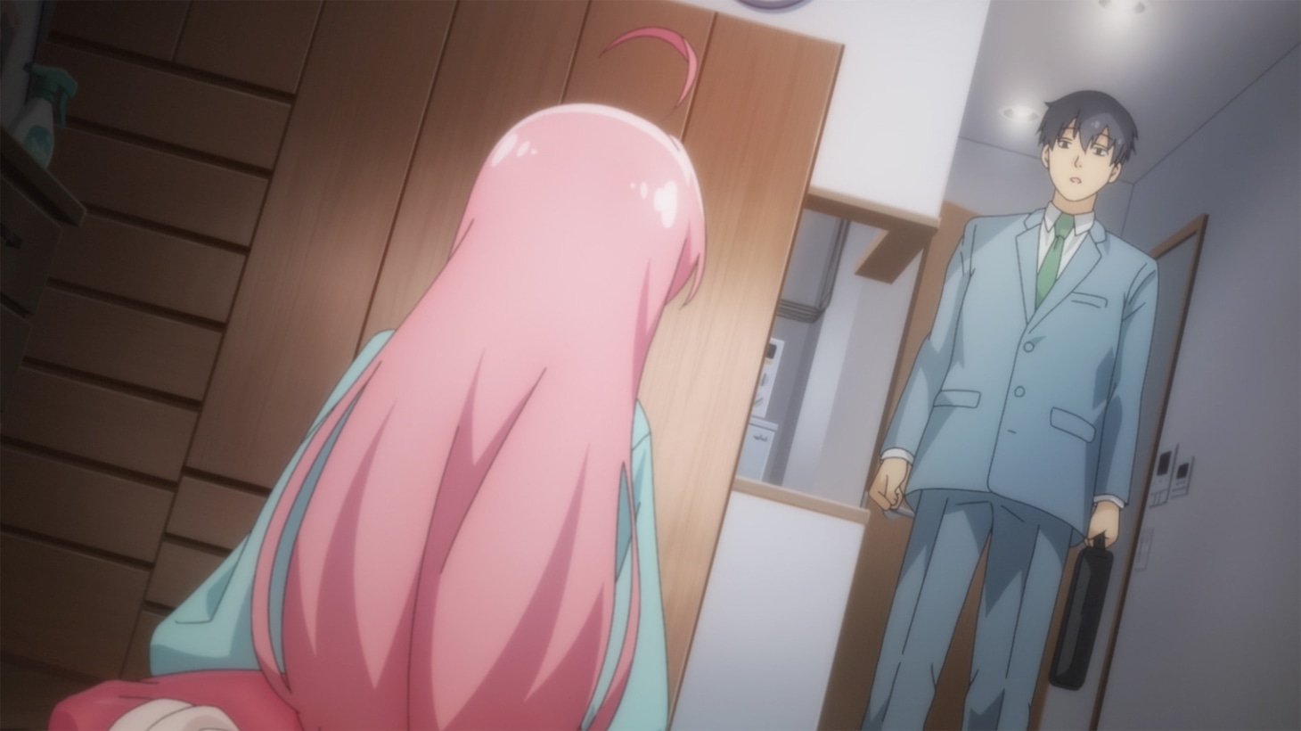 TVアニメ「ニートくノ一となぜか同棲はじめました」ティザーPVより。 (c)小龍・八木戸マト／ニートくノ一パートナーズ