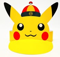 イベントで配布されるピカチュウのサンバイザー。