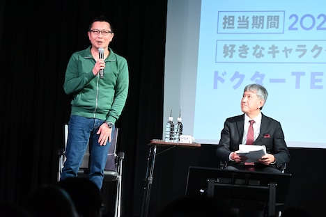 塩崎哲也氏と林田慎一郎氏。