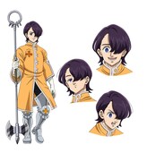 キオン（CV：斉藤壮馬）。トリスタン隊の一人。精霊を召喚して戦うことができる。冷静沈着で常に最悪のことを考えて行動するのがポリシーだが、内面には狂気をはらんでいて、時折それが顔を出すことも!?