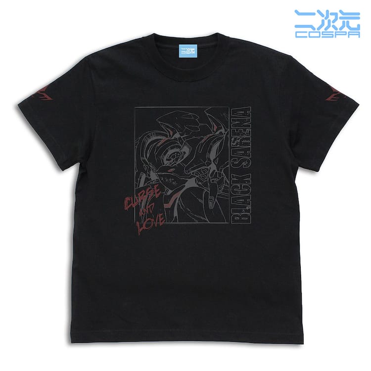 機動戦艦ナデシコ」新作Tシャツ、ブラックサレナを黒百合の花言葉 