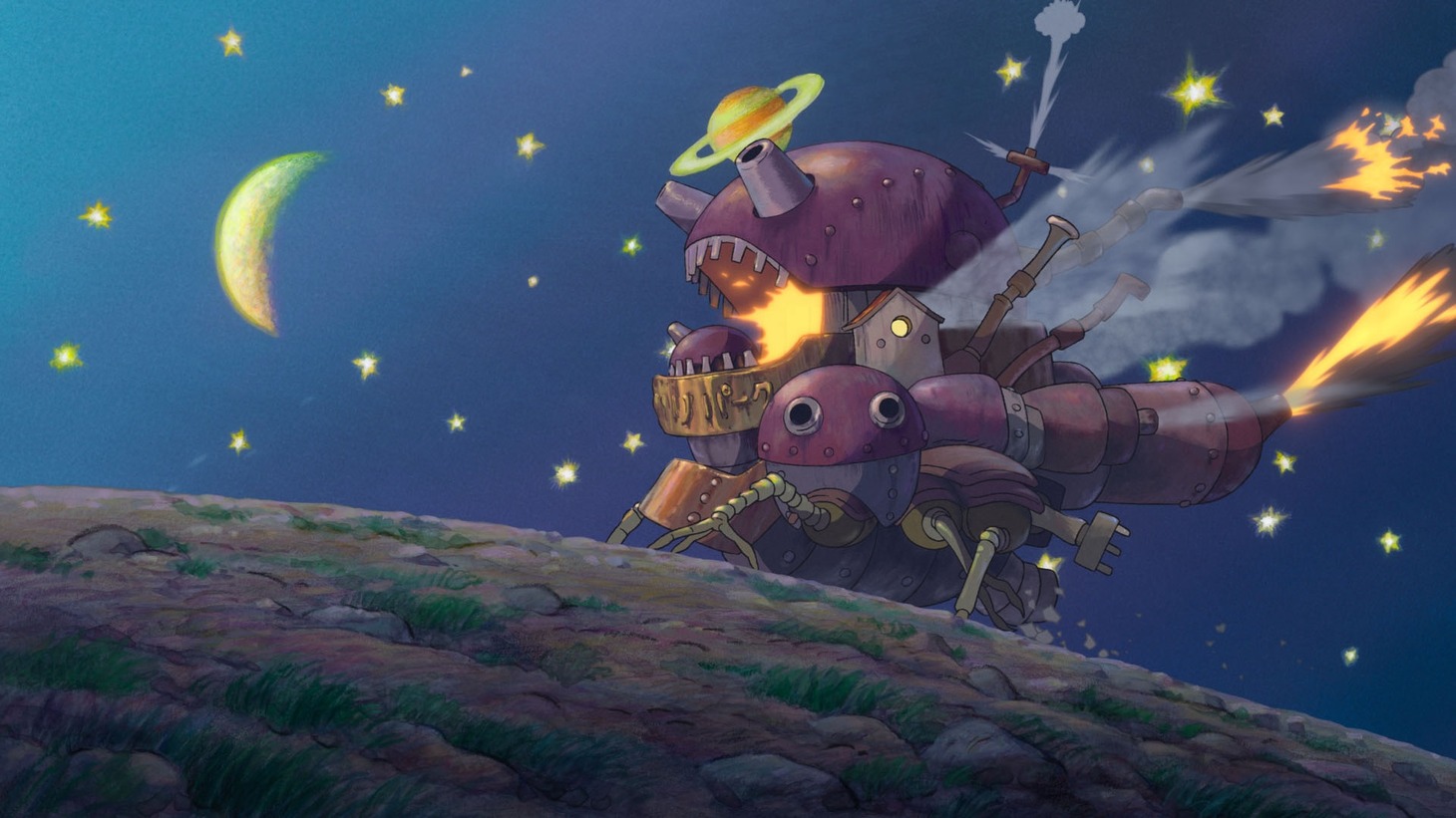 ジブリパーク新CM「ジブリパーク ゆっくりきて下さい。動く城編」より。 (c)2024 Hayao Miyazaki, Studio Ghibli