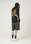 「ドクロマーク｜ビッグシルエットショートパンツ」