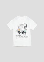「千の海を越える船｜キッズTシャツ」