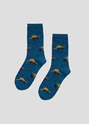 「ドクロマーク｜ミドルソックス」