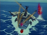 TVアニメ「宇宙空母ブルーノア」より。