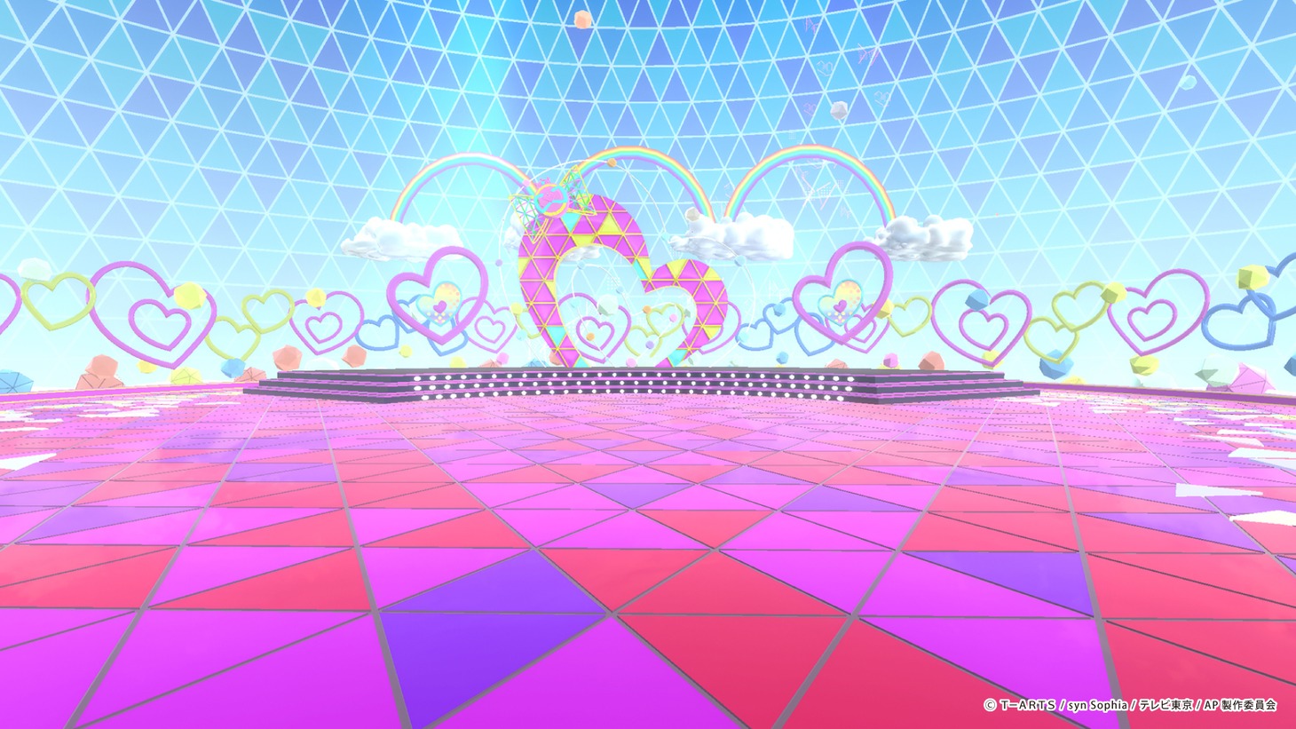 clusterアプリ内の「アイプリバース」ワールド。