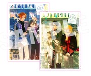月刊コミックジーン3月号の付録「『佐々木と宮野』＆『平野と鍵浦』クリアファイル」。