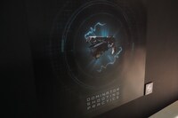 「PSYCHO-PASS サイコパス 10周年記念展覧会 CHROMESTHESIA SCOPE」の様子。