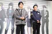 「PSYCHO-PASS サイコパス 10周年記念展覧会 CHROMESTHESIA SCOPE」メディア向け内覧会の様子。