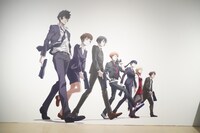 「PSYCHO-PASS サイコパス 10周年記念展覧会 CHROMESTHESIA SCOPE」の様子。