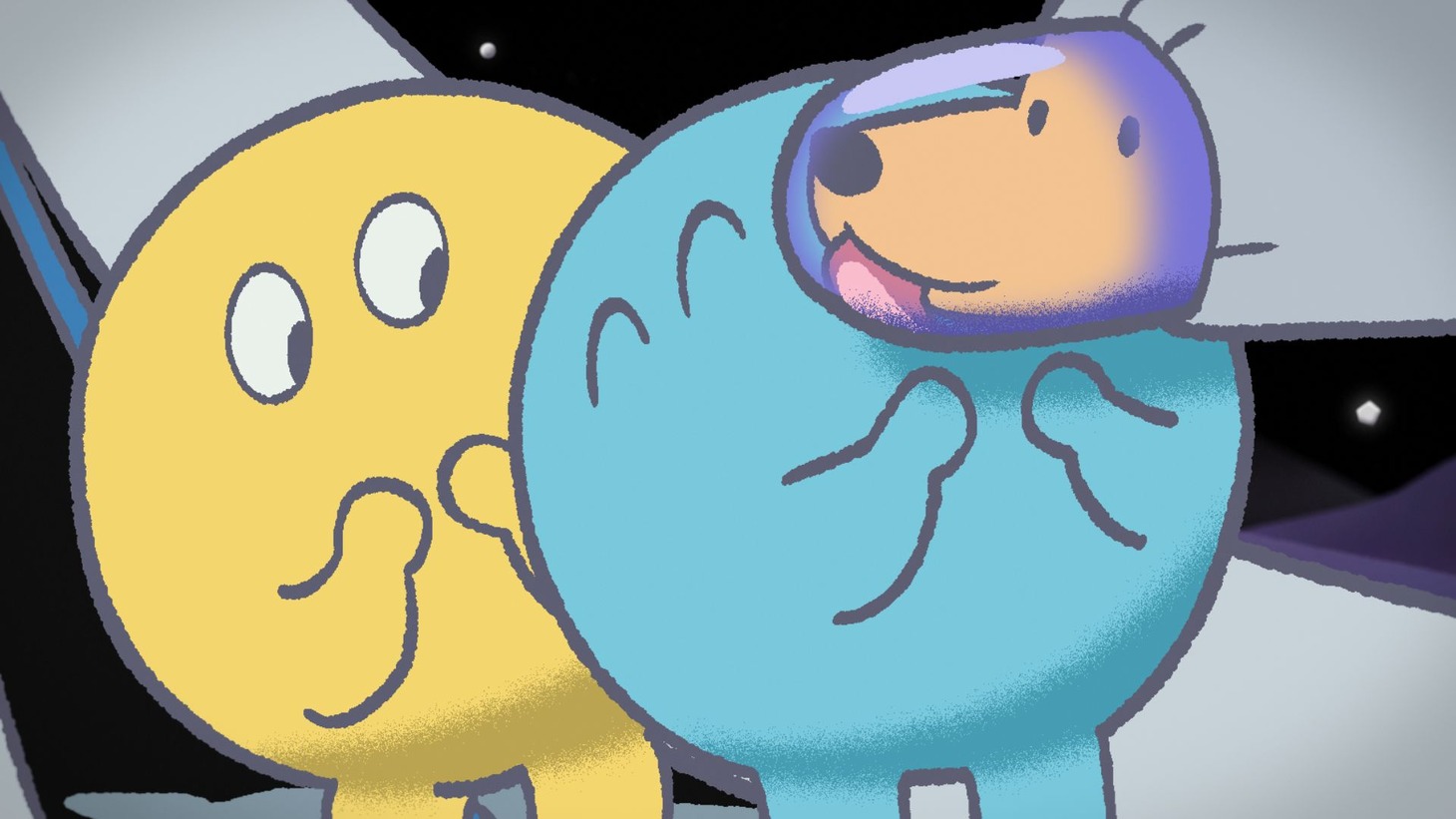 「サイエンスSARU×MBS オリジナルショートアニメ大作戦！」第2話・第3話「MOON」より。