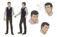 北方（CV：東地宏樹）。Bar.風で佐々倉が働いていたときの先輩。現在は、歌舞伎町のバー・North Wind.を営んでいる。 (c)城アラキ・長友健篩／集英社・Bar hoppers